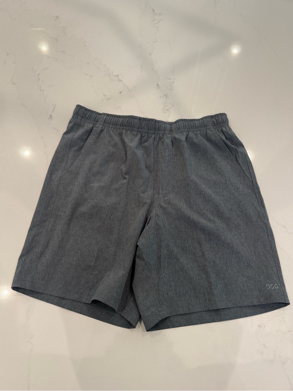DSG Kids Gray Elastic-Waist Shorts